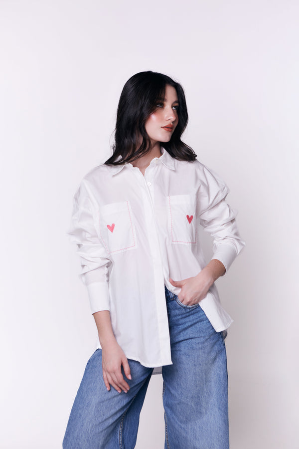 CAMISA IVORY NOT SO BASIC